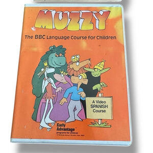Muzzy VHS BBC Spanish Language Course Children Education Level 1 Pre Owned